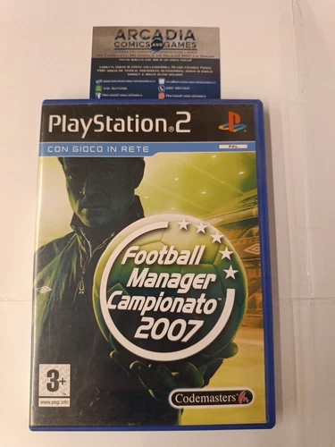 Football Manager Campionato 2007 Playstation 2 PS2 Versione italiana